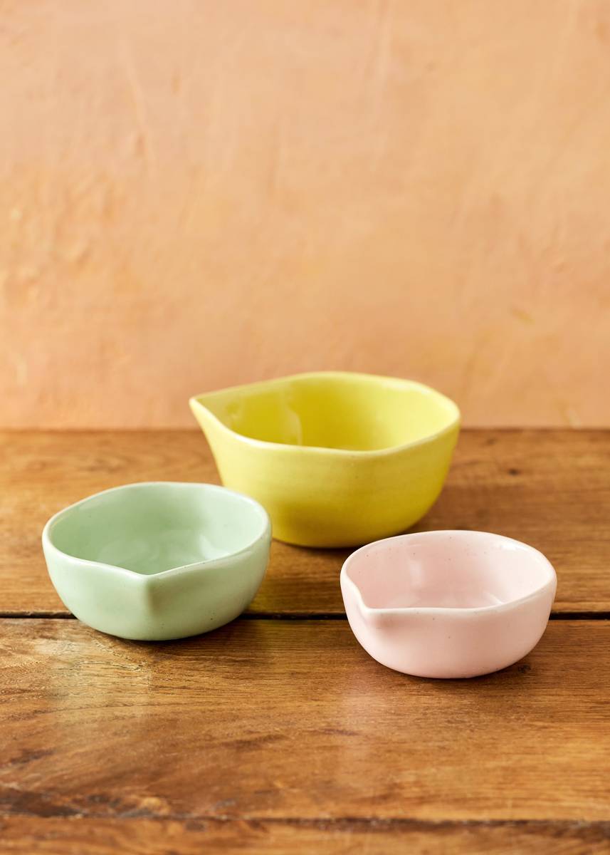 Jamie Oliver Sada misek / odměrek s hubičkou, 3 ks
