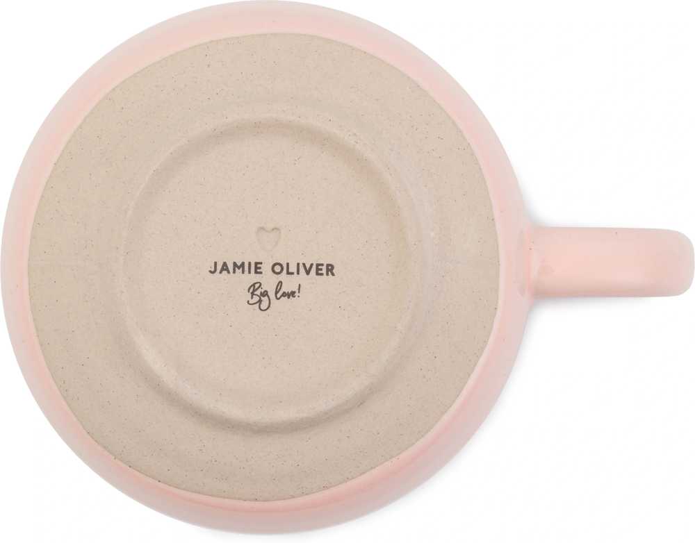 Jamie Oliver Kameninový hrnek, růžová, 375 ml