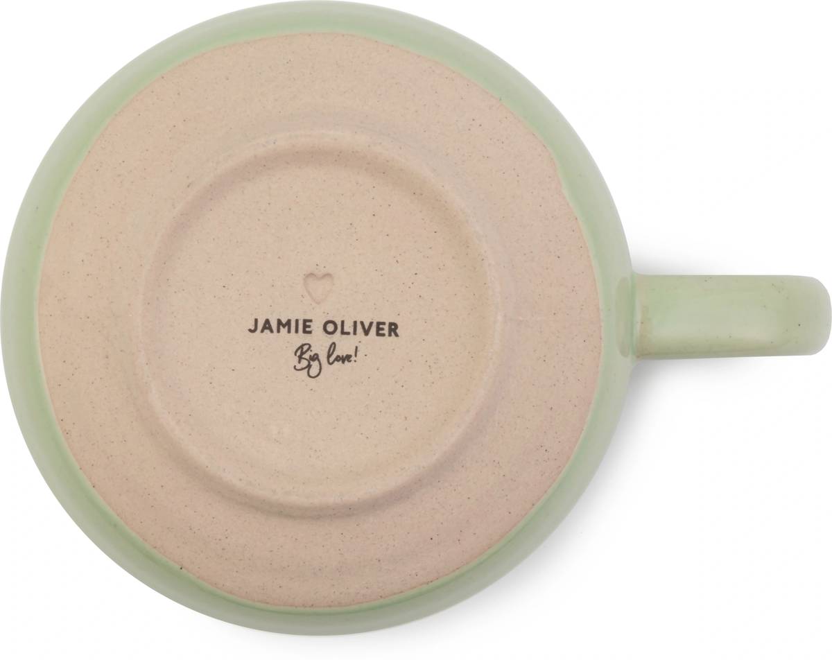 Jamie Oliver Kameninový hrnek, zelená, 375 ml