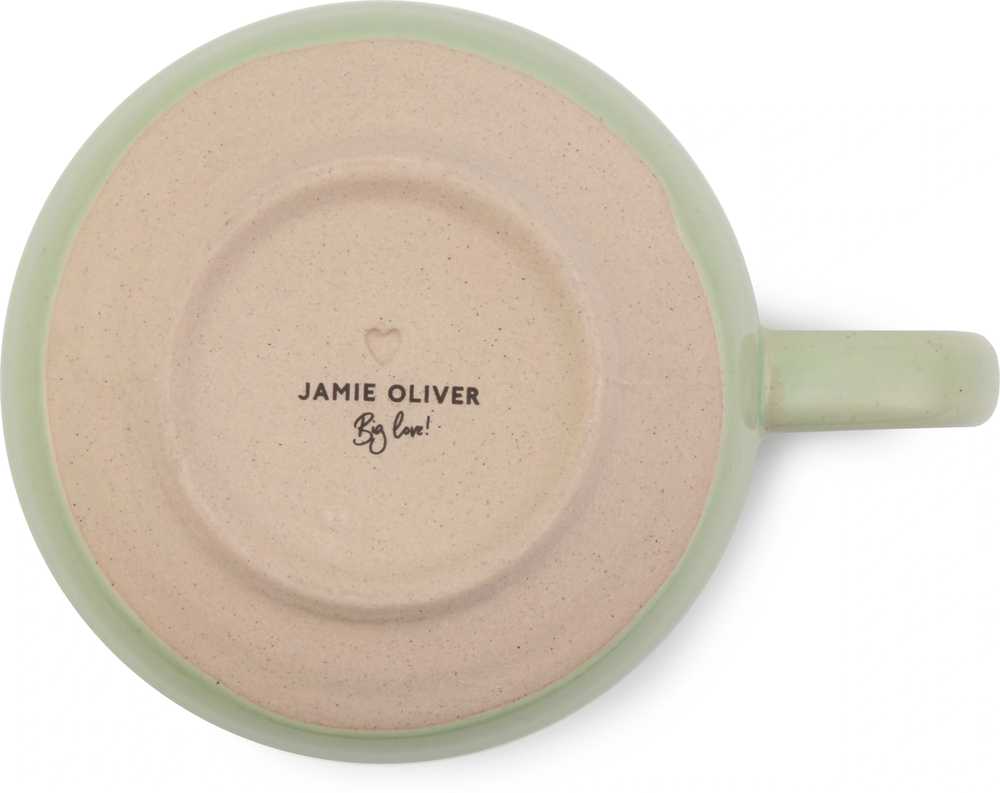 Jamie Oliver Kameninový hrnek, zelená, 375 ml