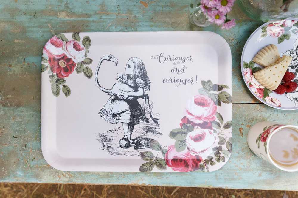 Mikasa V&A Alice In Wonderland Servírovací podnos, 43 x 32 cm