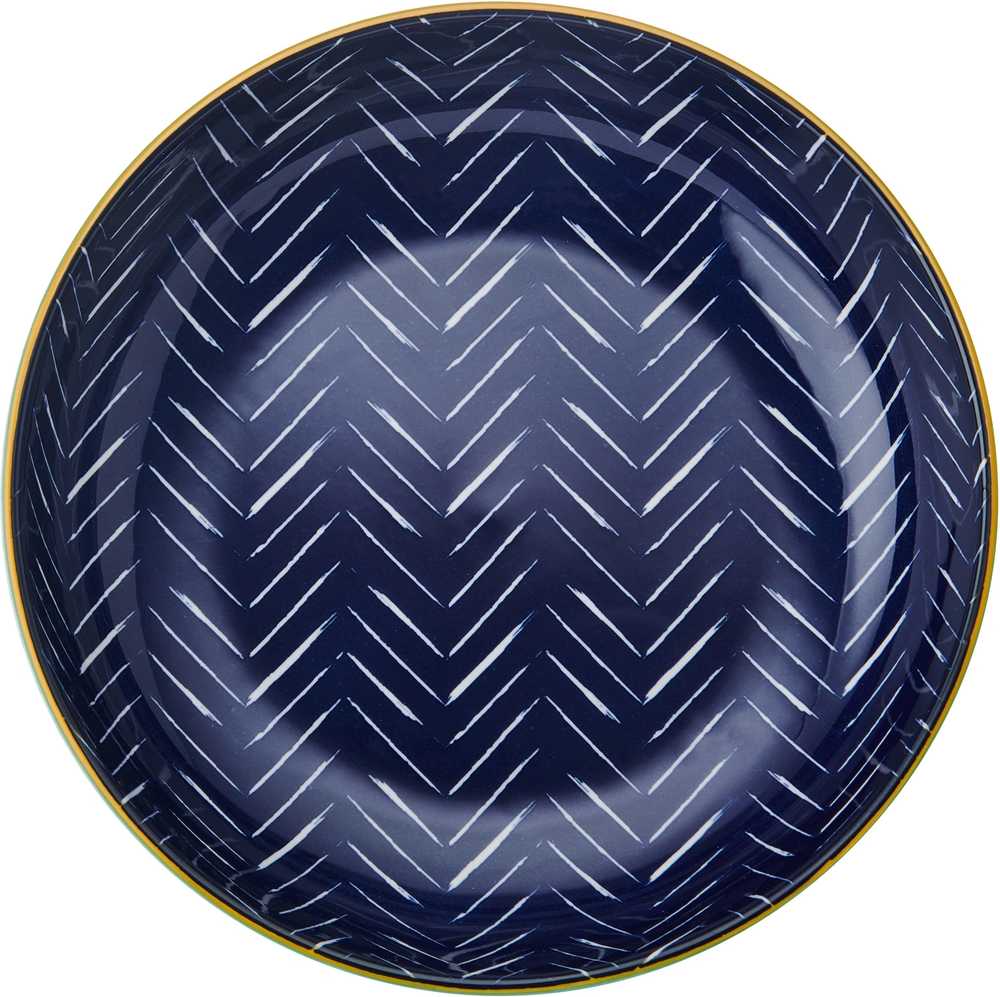 Mikasa Kameninová miska Indigo Chevron, 21 cm