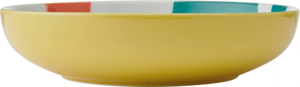 Mikasa Kameninové misky Yellow Abstract Pattern, 21 cm