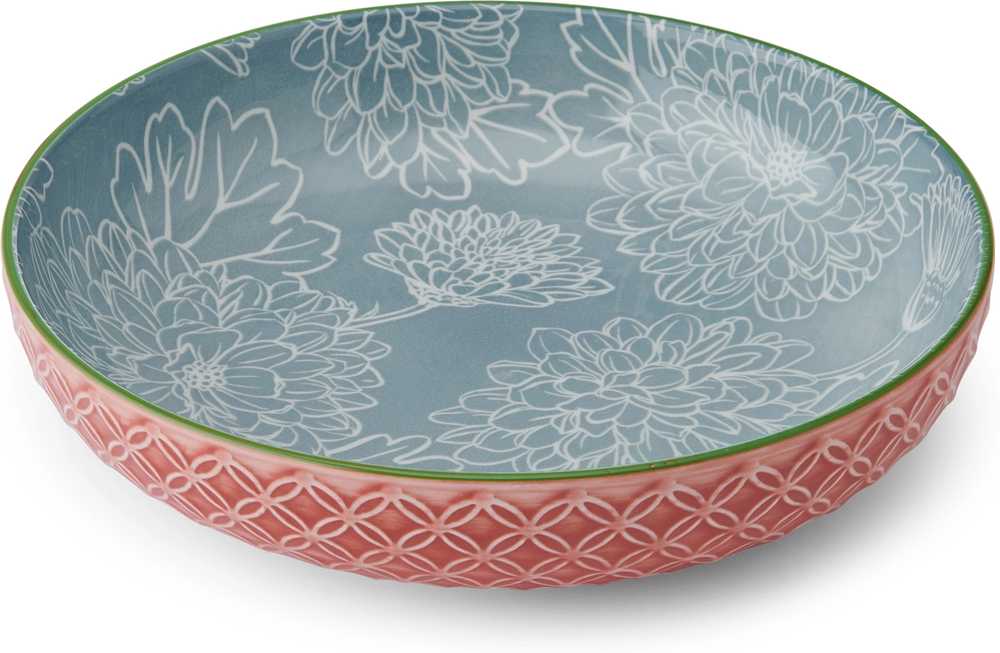 Mikasa Kameninová miska Leaf & Geometric, 21 cm