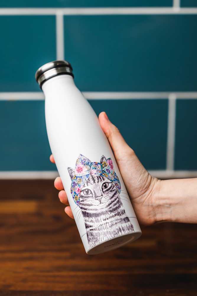 Mikasa Tipperleyhill Láhev na vodu, 500 ml, motiv kočky