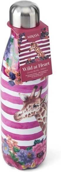 Mikasa Wild at Heart Láhev na vodu, 500 ml, motiv žirafy