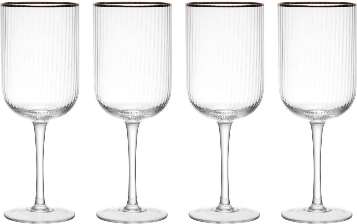 Mikasa Sorrento Sada sklenic na bílé víno, 400 ml, 4 ks