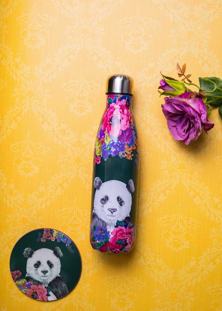 Mikasa Wild at Heart Láhev na vodu, 500 ml, motiv pandy