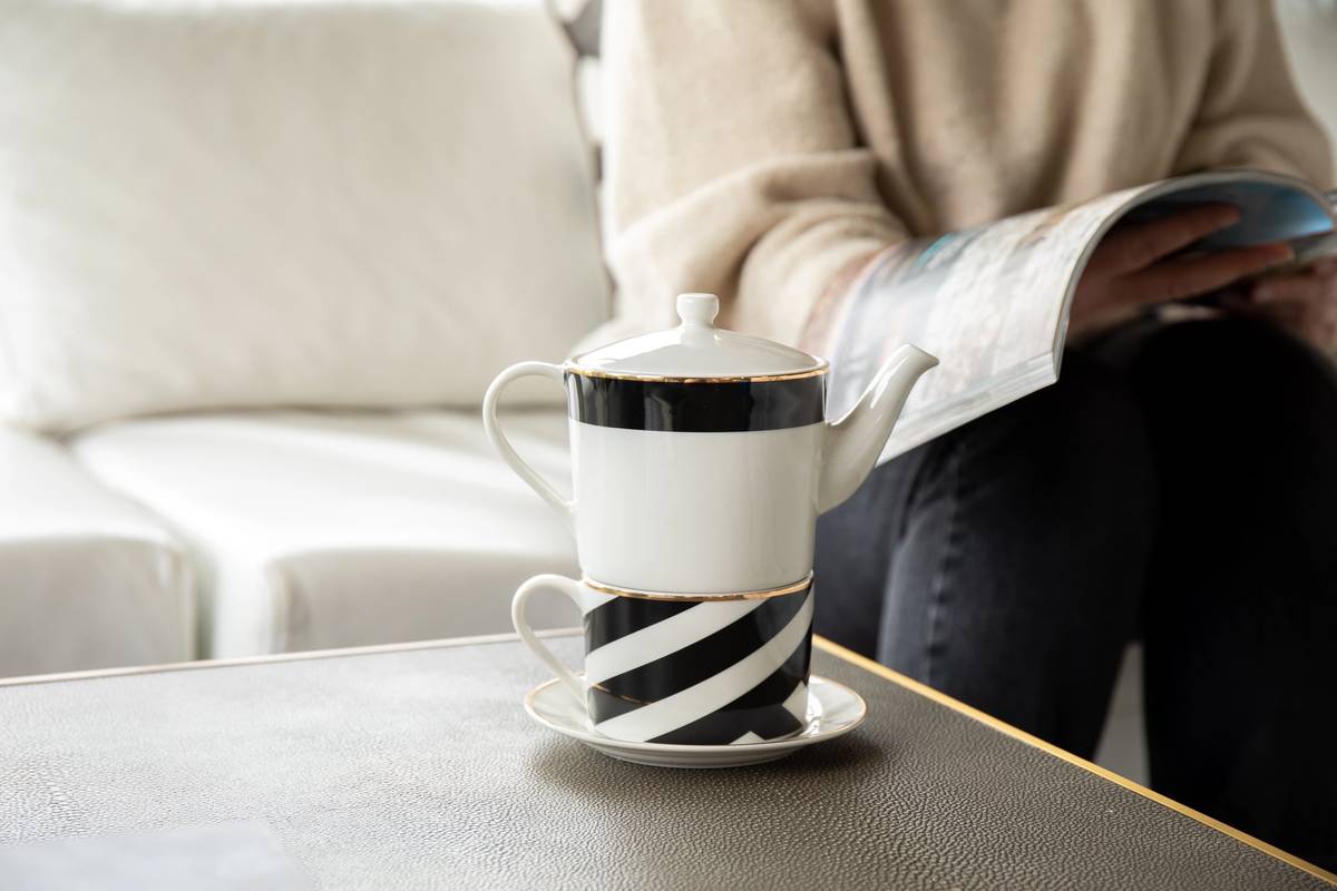 Mikasa Luxe Deco Čajová sada pro jednoho, 500 ml