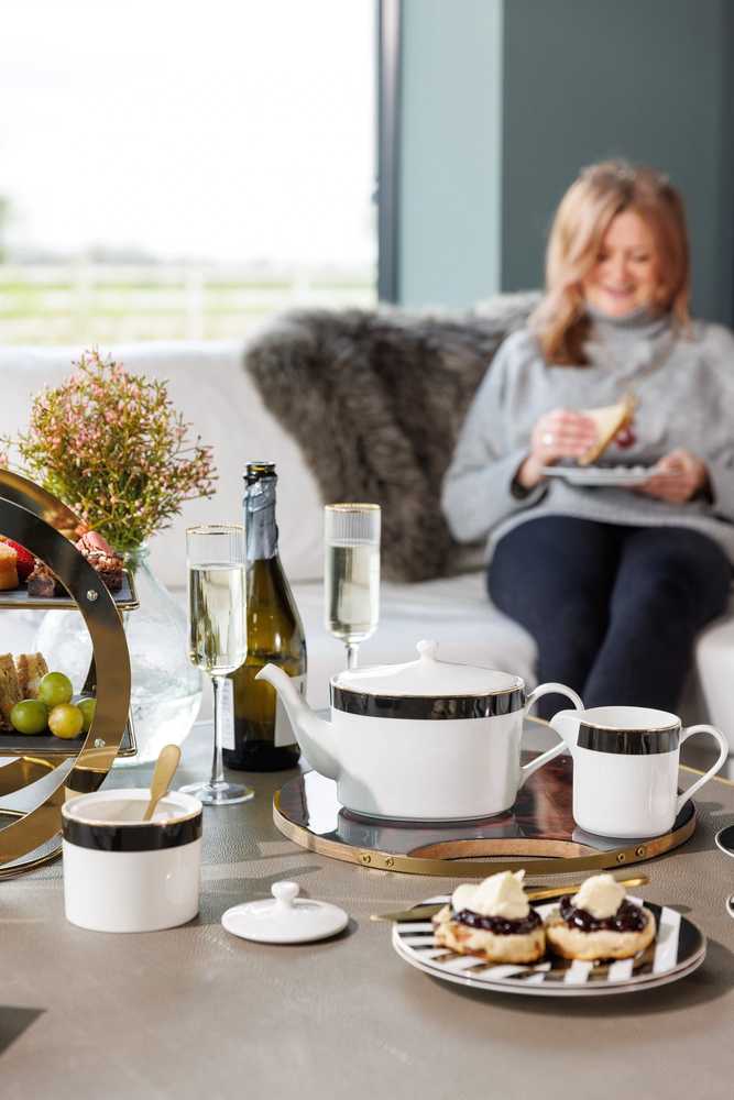 Mikasa Luxe Deco Sada cukřenky a mlékovky, 2 ks