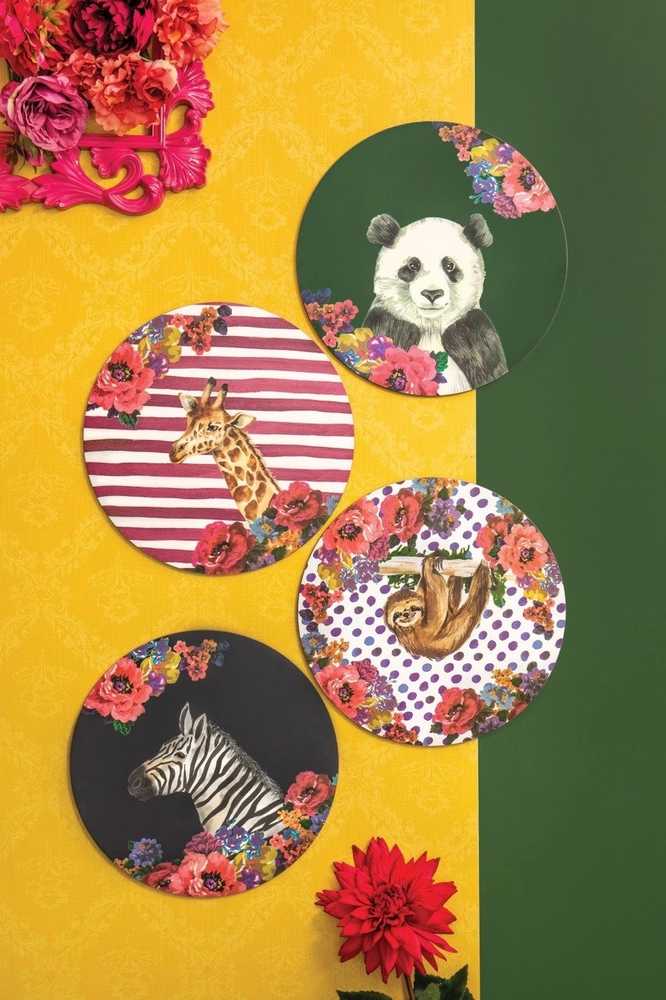 Mikasa Wild at Heart Sada prostírání, 25, cm, 4 ks
