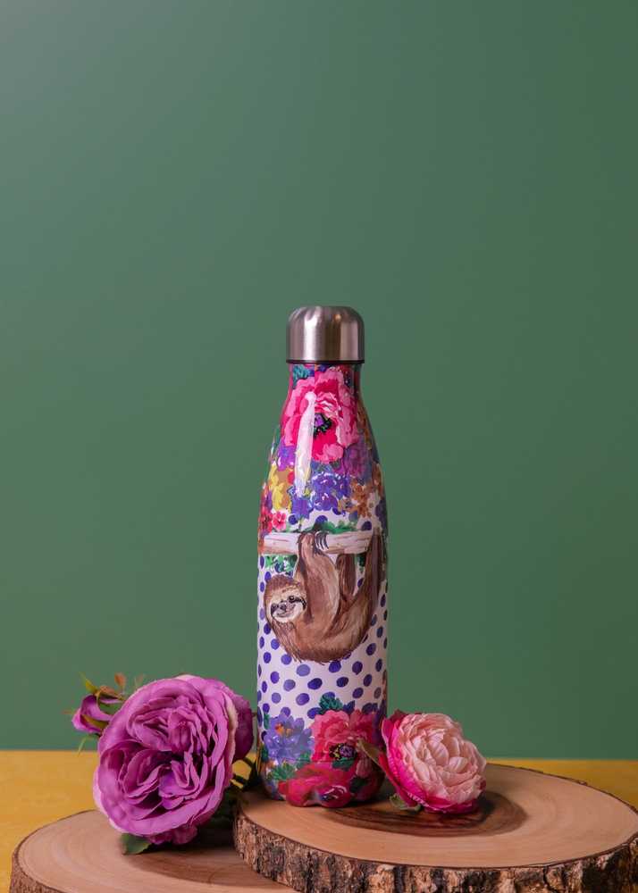 Mikasa Wild at Heart Láhev na vodu, 500 ml, motiv lenochoda