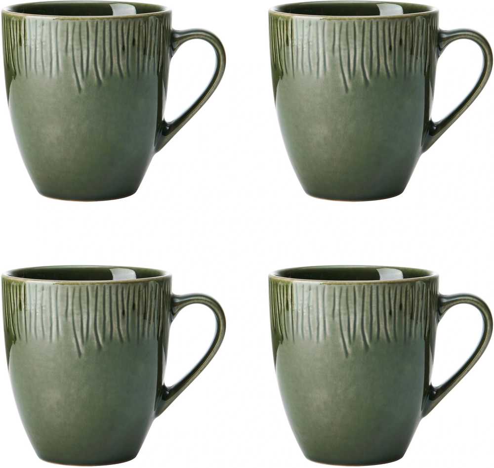 Mikasa Jardin Sada kameninových hrnků, 420 ml, 4 ks
