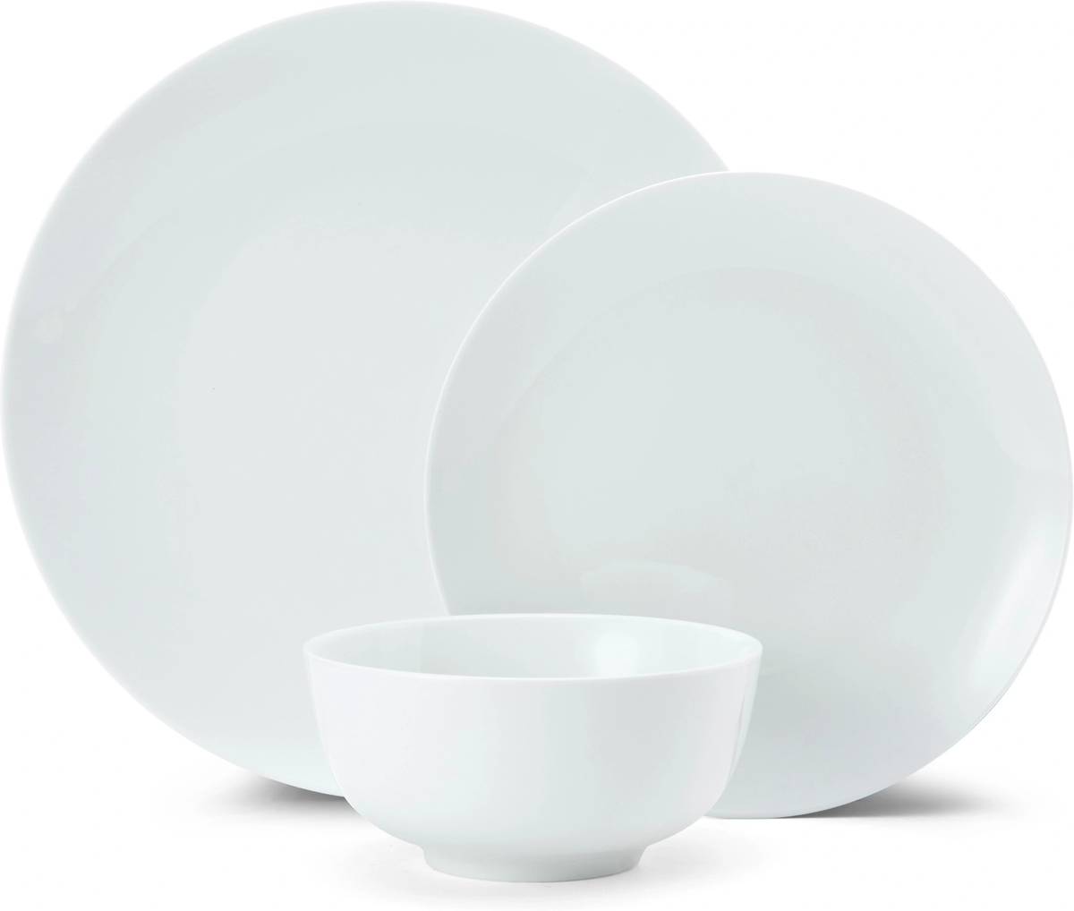 Mikasa Chalk Sada porcelánového nádobí, 12 ks