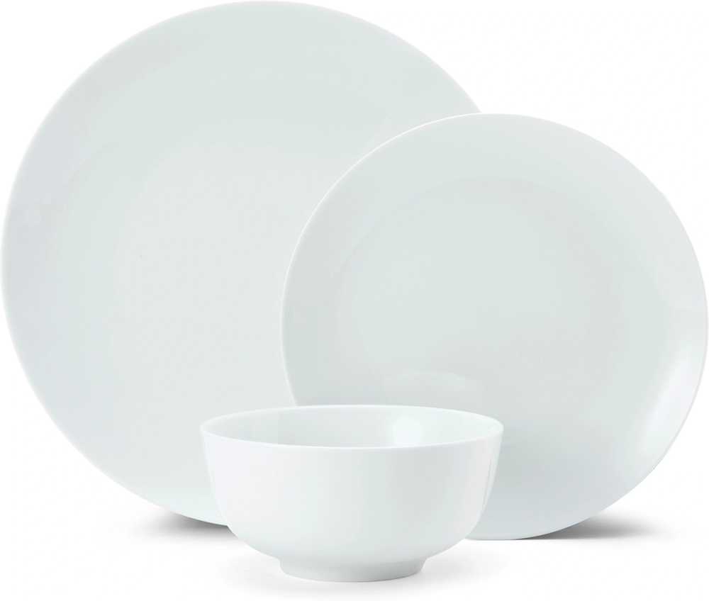 Mikasa Chalk Sada porcelánového nádobí, 12 ks