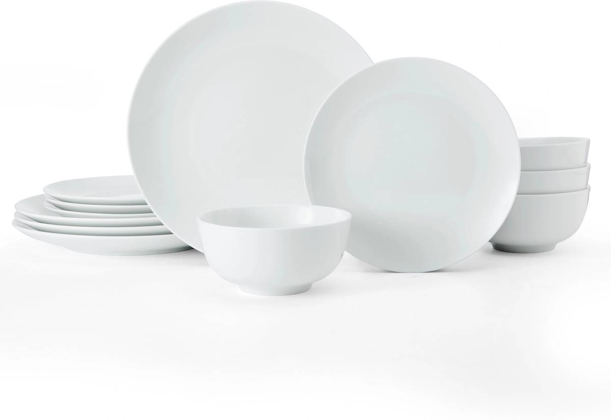 Mikasa Chalk Sada porcelánového nádobí, 12 ks