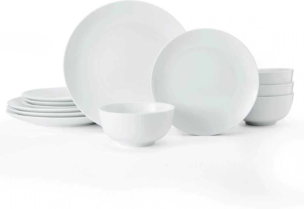 Mikasa Chalk Sada porcelánového nádobí, 12 ks