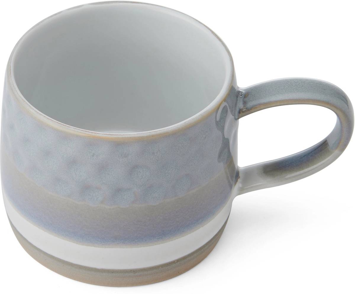 Mikasa Kameninový hrnek Grey Textured Ombre, 320 ml