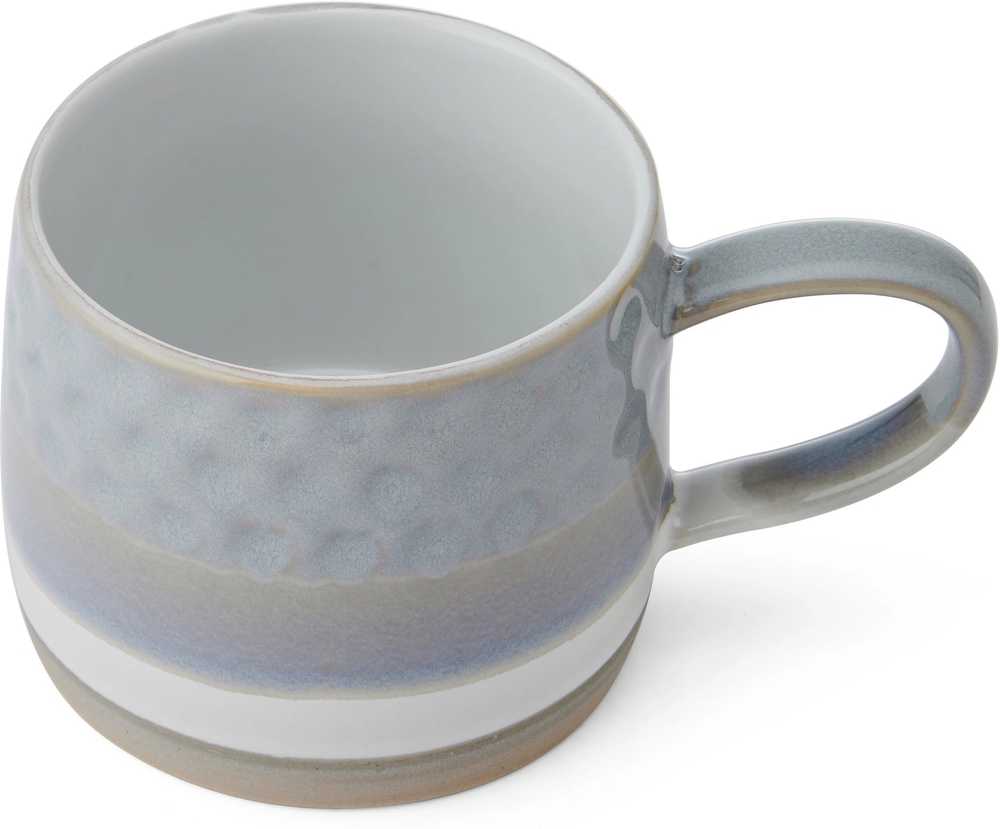 Mikasa Kameninový hrnek Grey Textured Ombre, 320 ml