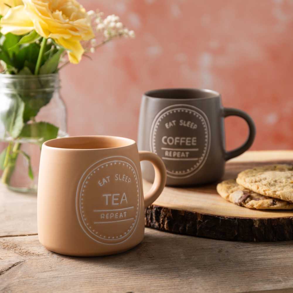 Mikasa Hrnek Eat Sleep Coffee Repeat, 400 ml