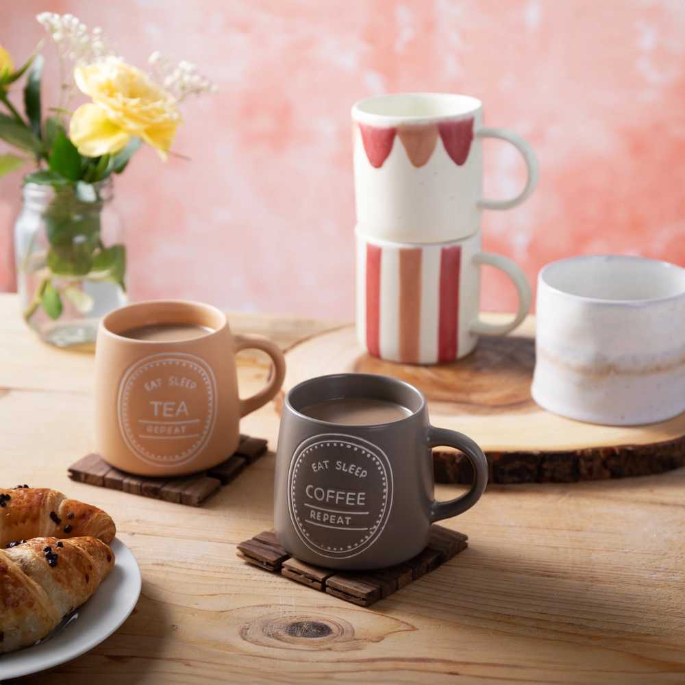 Mikasa Hrnek Eat Sleep Coffee Repeat, 400 ml