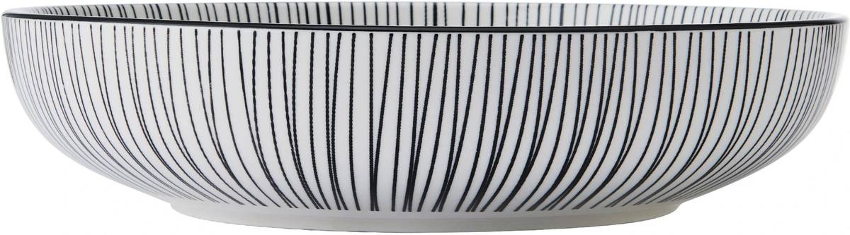 Mikasa Kameninová miska Black Stripe, 21 cm