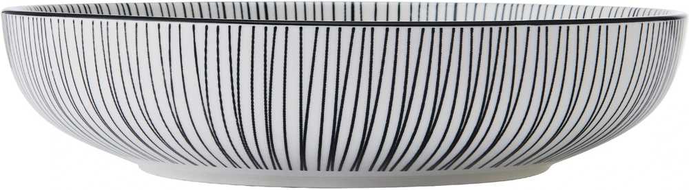 Mikasa Kameninová miska Black Stripe, 21 cm