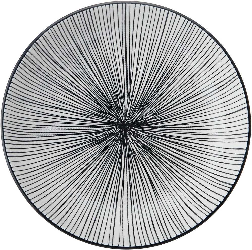 Mikasa Kameninová miska Black Stripe, 21 cm