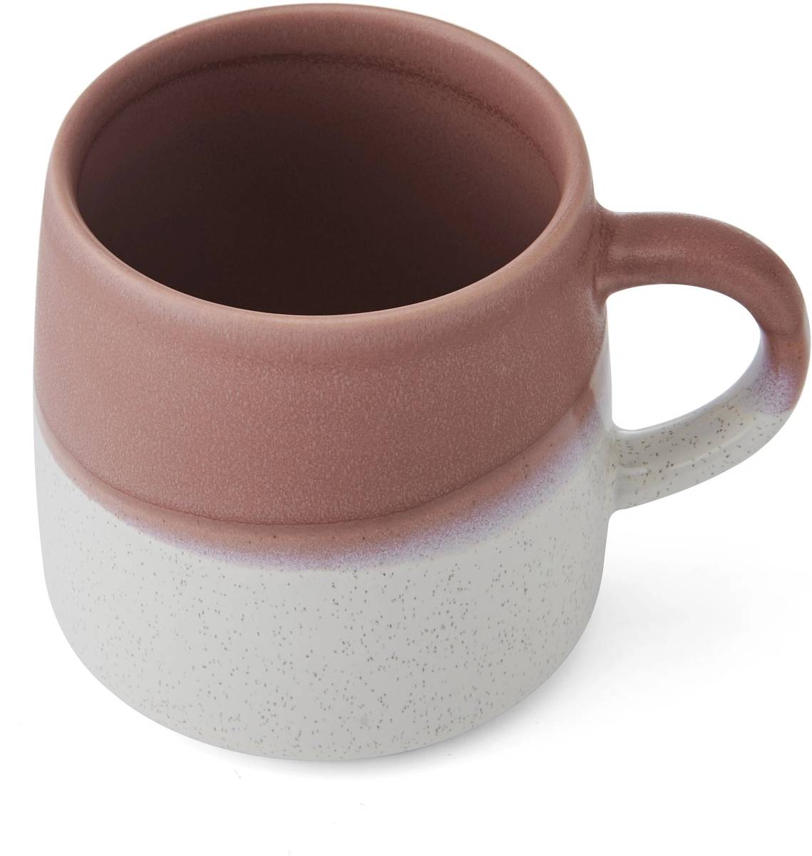Mikasa Kameninový hrnek Pink Reactive Glaze, 390 ml