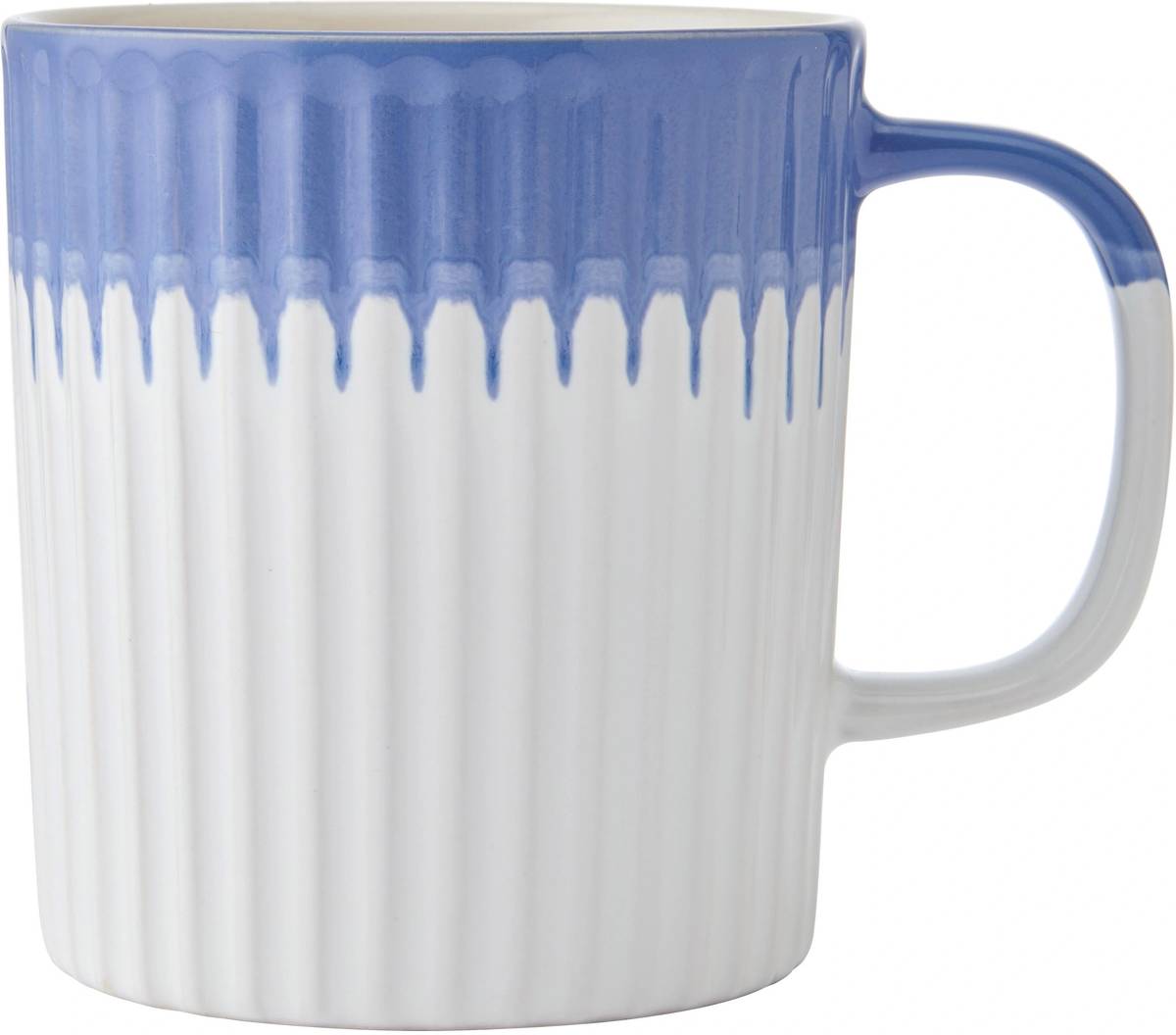 Mikasa Kameninový hrnek Blue Textured, 410 ml
