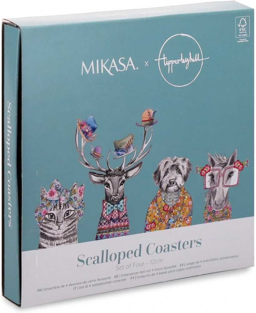 Mikasa Tipperleyhill Sada podložek, 12 cm, 4 ks