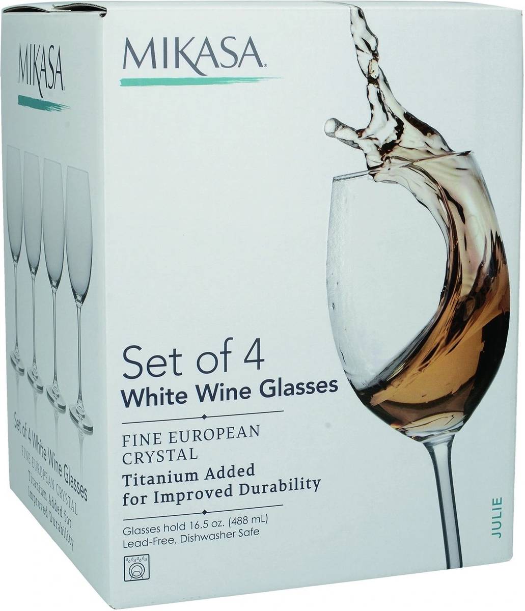 Mikasa Sada sklenic na bílé víno Julie, 468 ml, 4 ks