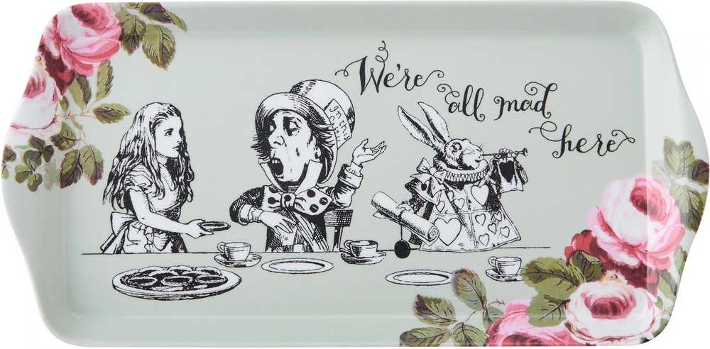 Mikasa V&A Alice In Wonderland Servírovací podnos, 31 x 15 cm
