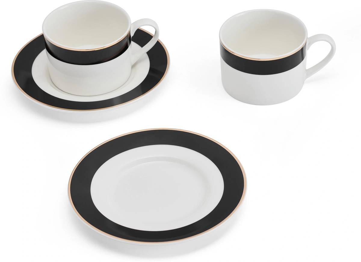 Mikasa Luxe Deco Sada šálků na cappuccino, 200 ml, 2 ks