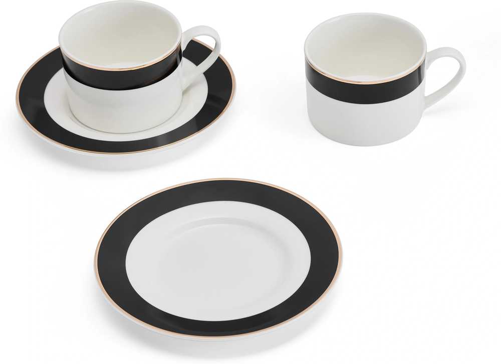 Mikasa Luxe Deco Sada šálků na cappuccino, 200 ml, 2 ks