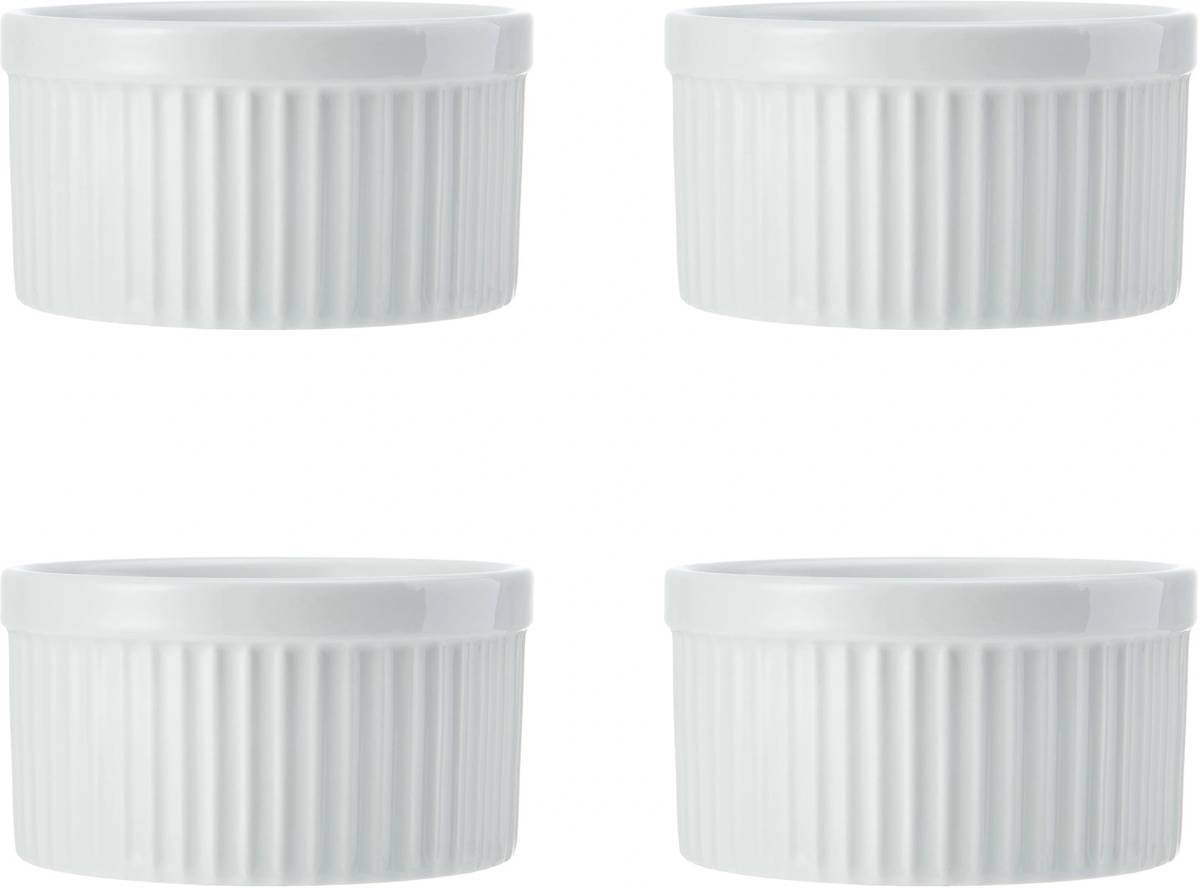 Mikasa Chalk Sada porcelánových ramekinů, 10 cm, 4 ks