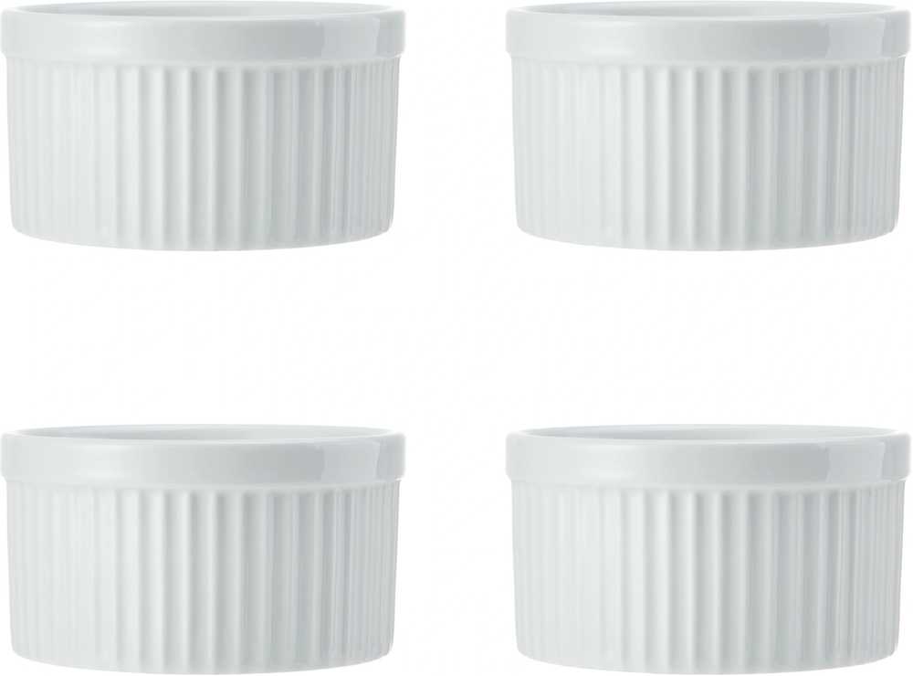 Mikasa Chalk Sada porcelánových ramekinů, 10 cm, 4 ks