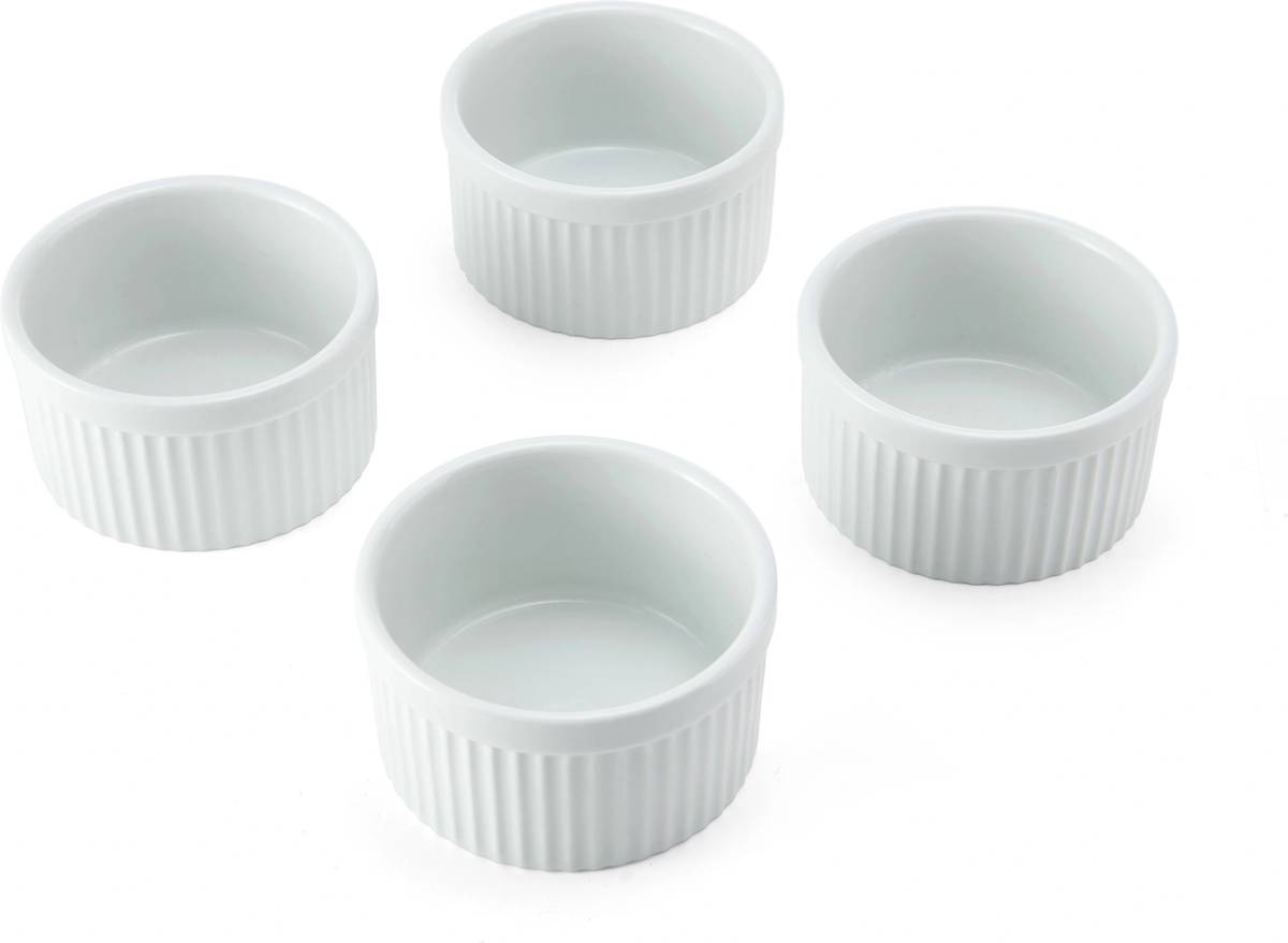 Mikasa Chalk Sada porcelánových ramekinů, 10 cm, 4 ks