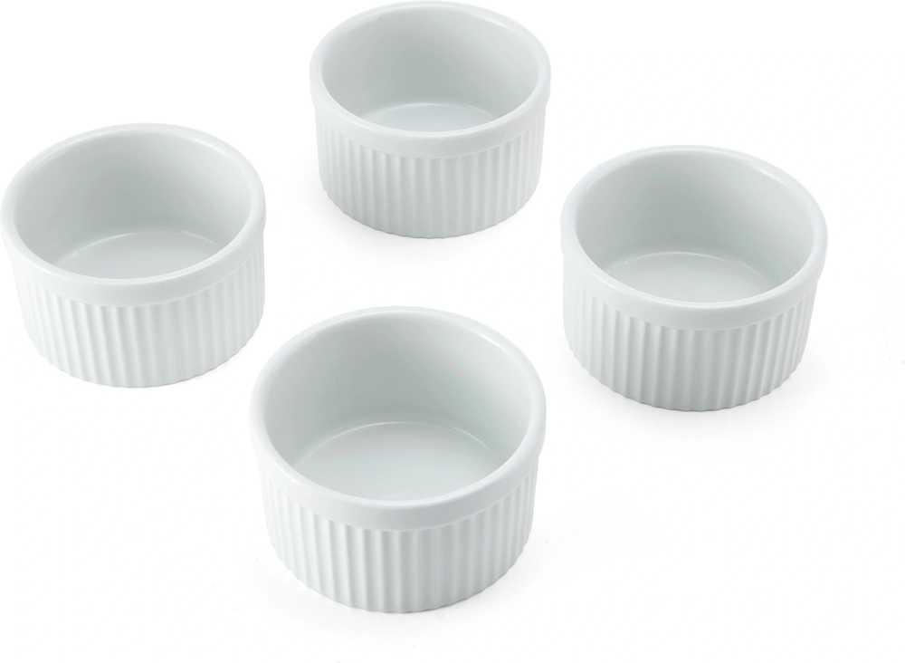 Mikasa Chalk Sada porcelánových ramekinů, 10 cm, 4 ks