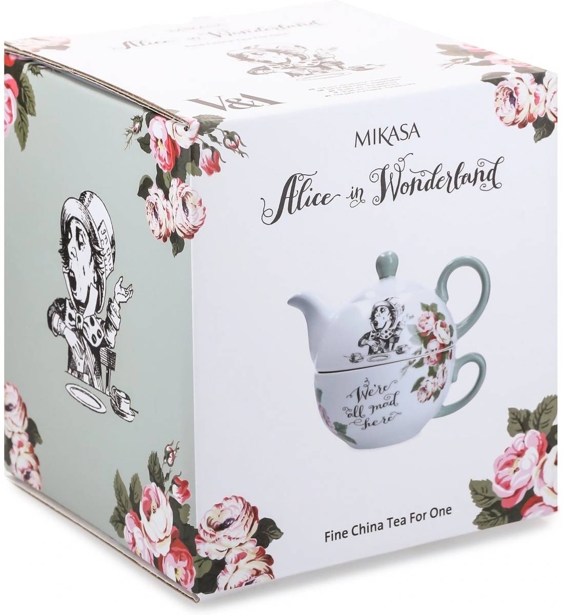 Mikasa V&A Alice In Wonderland Čajová sada pro jednoho, 420 ml