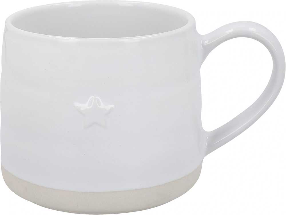 Mikasa Farmhouse Sada kameninových hrnků Star, 380 ml, 2 ks