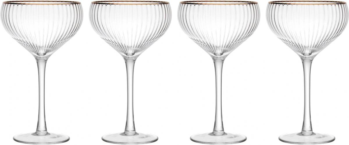 Mikasa Sorrento Sada sklenic na šampaňské, 350 ml, 4 ks