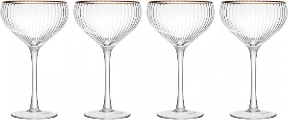 Mikasa Sorrento Sada sklenic na šampaňské, 350 ml, 4 ks