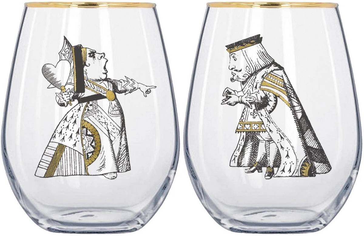 Mikasa V&A Alice In Wonderland Sada sklenic, 590 ml