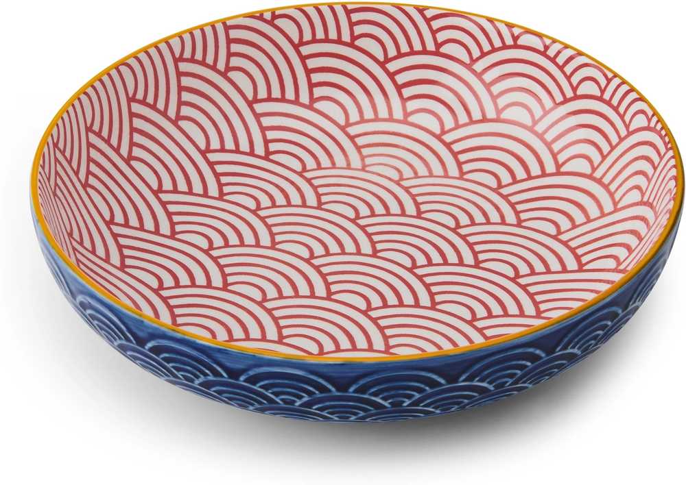 Mikasa Kameninová miska Blue Arched Pattern, 21 cm