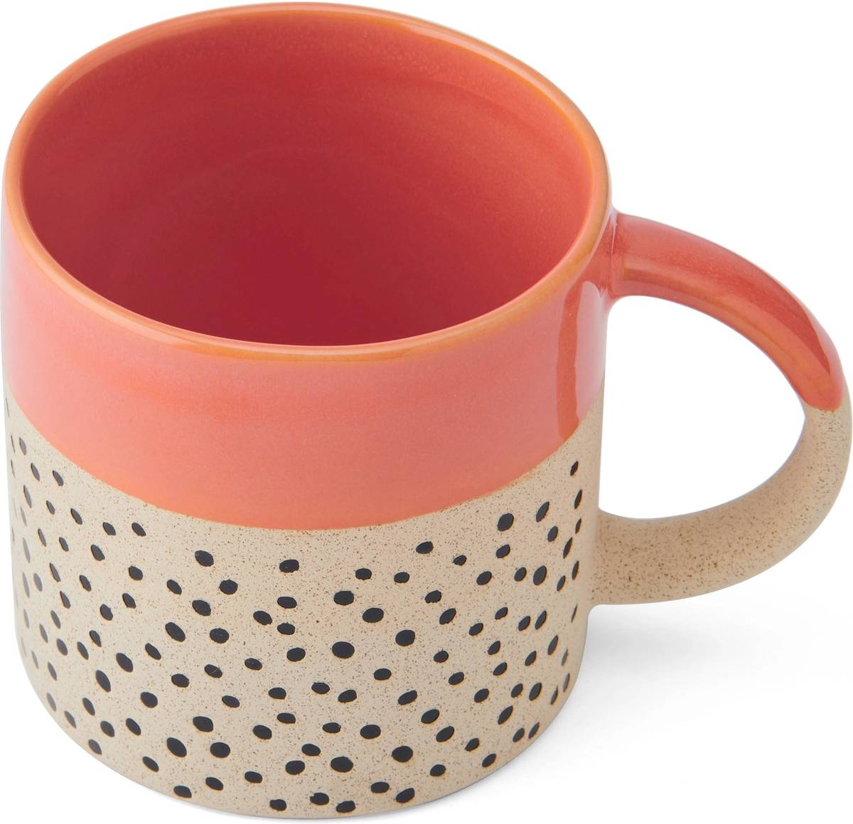 Mikasa Kameninový hrnek Wax Resist Orange Glaze, 390 ml