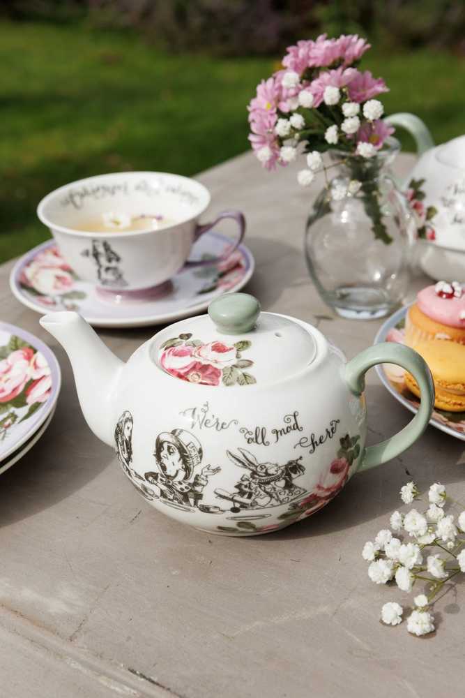 Mikasa V&A Alice In Wonderland Čajová konvička, 400 ml