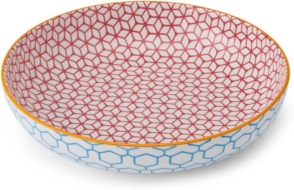 Mikasa Kameninová miska Blue Geometric, 21 cm