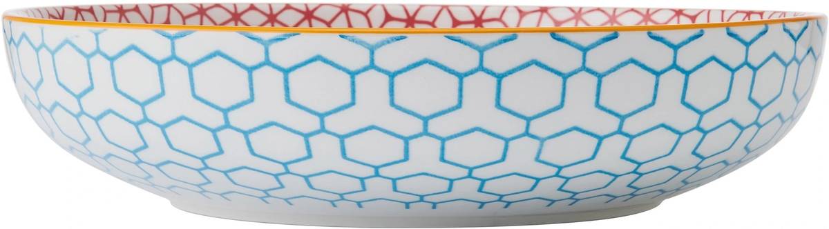 Mikasa Kameninová miska Blue Geometric, 21 cm
