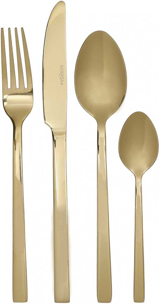 Mikasa Sada příborů Ciara Diseno, zlatá, 16 ks